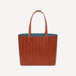 Debossed Leather Tote