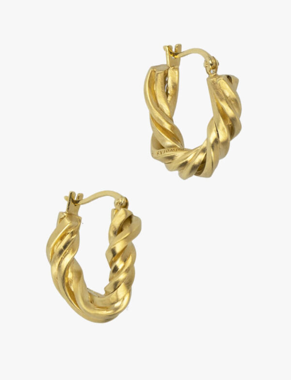 Twist Hoop Earrings