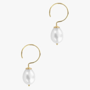 Pearl Hoop Earrings